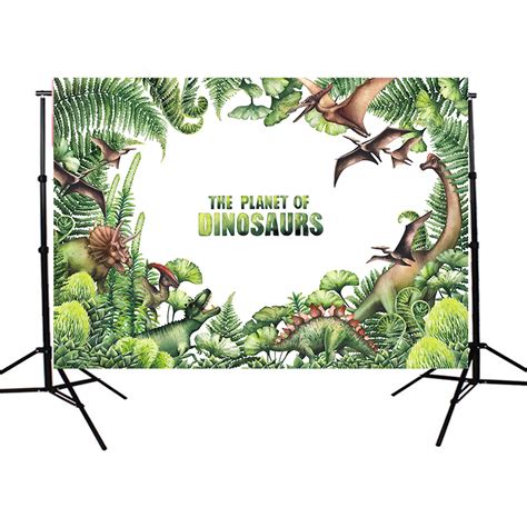 Jurassic Park Period Backdrops The Planet Of Dinosaur Party Etsy