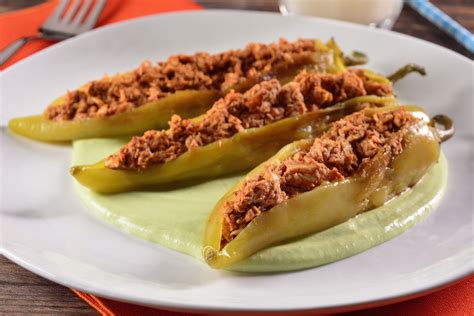 Receta de Chiles Güeros Rellenos de Pescado