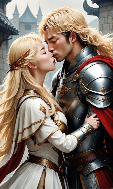 Barbarian King And Archer Queen Kissing