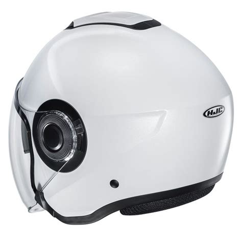 Pack Casco Moto Kit Bluetooth HJC I40N Pearl White Kit Bluetooth