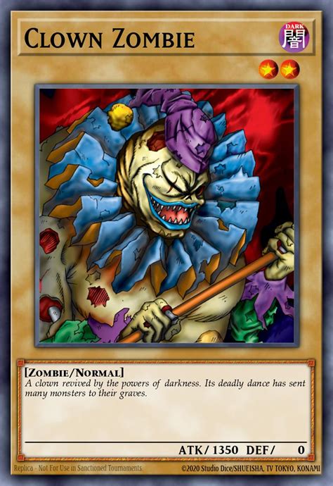 Clown Zombie Yu Gi Oh Card Database YGOPRODeck