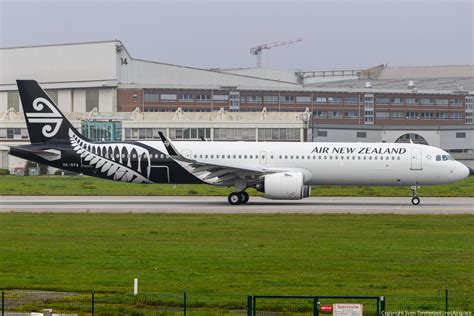 Air New Zealand Airbus A Nx Zk Oya Photo Netairspace