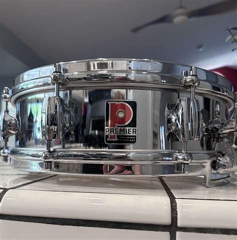 S Premier Royal Ace Chrome Over Brass Snare X Reverb