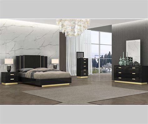 modern black bedroom set- Furniture Stores Mississauga