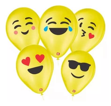 Globos Emoji Temáticos Globos Mood Globos Queue Decoraciones Cuotas