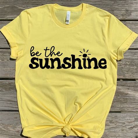 Custom Be The Sunshine Shirt Be Kind Shirt Inspirational Shirt