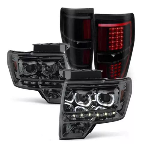 Kit Faros Y Calaveras Led Lobo F Raptor Ahumado Meses