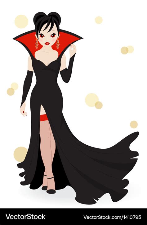 Vampire Girl Royalty Free Vector Image Vectorstock