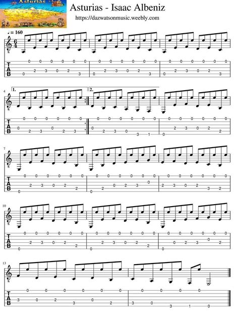 Air On A G String Free Classical Guitar Tabs Artofit