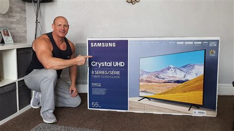 NEW 2020 Samsung TU8000 55 TV Unboxing Setup Wall Mounting Picture