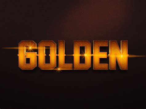 3D Gold Text Effects Add Ons GraphicRiver