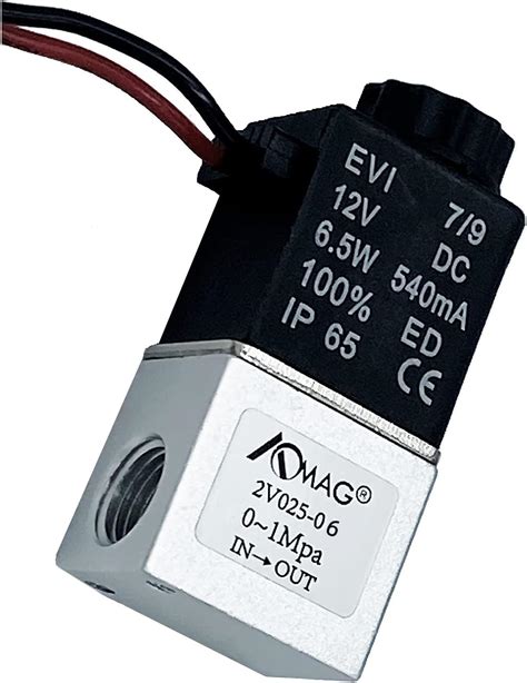 AOMAG 1 8 NPT DC 12V Electric Solenoid Valve 2 Way Water Air Valve