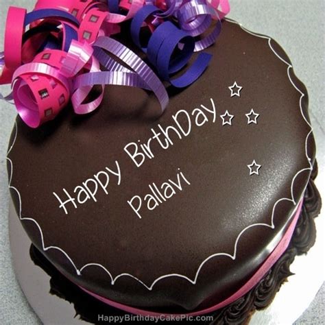 Happy Birthday Chocolate Cake For Pallavi