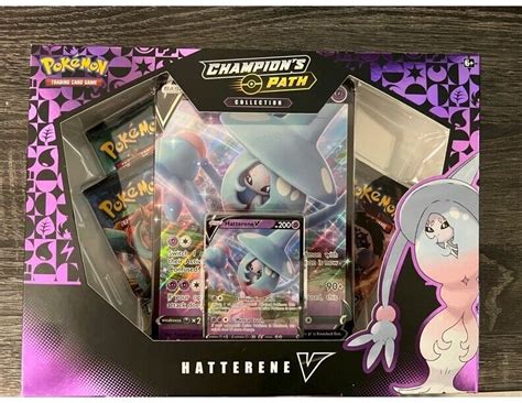 Mavin Pokemon Champions Path Hatterene V Collection Box Factory Sealed