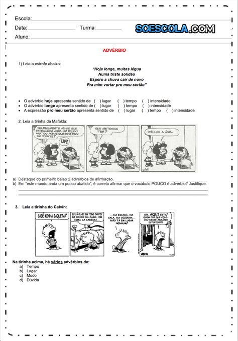 Simulado 6 Ano Português Gabarito REVOEDUCA