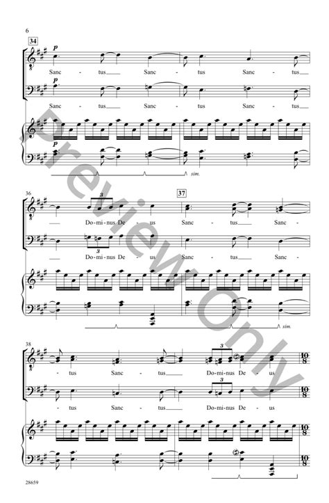 Festival Sanctus Ttb By John Leavitt Jw Pepper Sheet Music