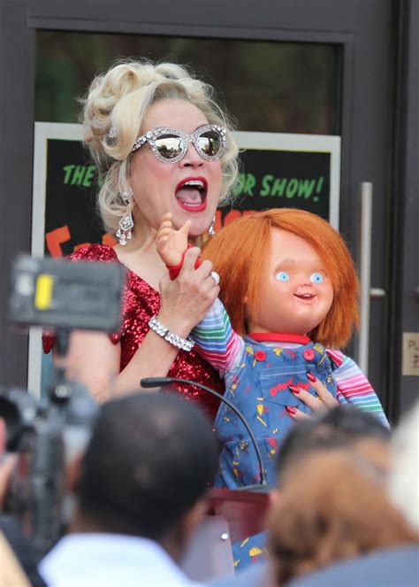 JENNIFER TILLY on the Set of Chucky TV Series in Toronto 08/09/2021 ...