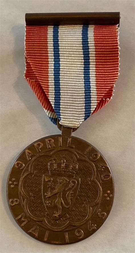 Norway Defence Medal 19401945 Authentication Northern European