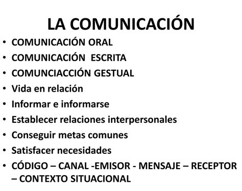 Comunicación Oral Y Escrita Ppt