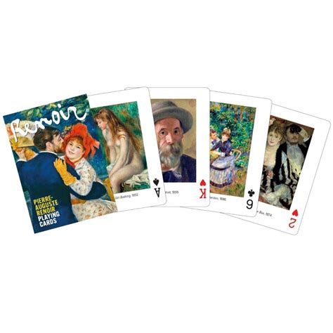 Jeu de 55 cartes thème Renoir Piatnik Boutique BCD JEUX