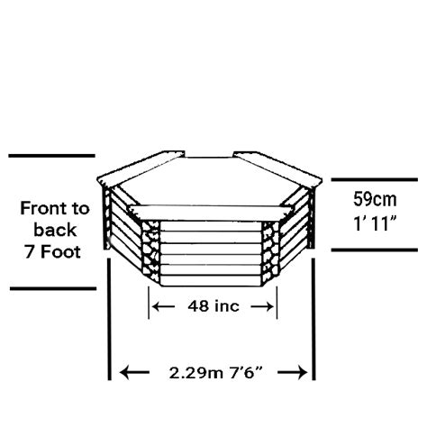 Norlog 300 Gallon Pond Hexagonal Fish Pond Aqualiners Direct