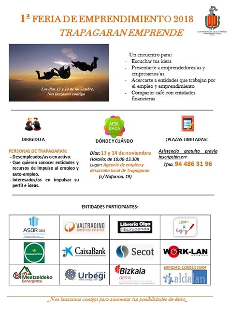 Agencia De Empleo Y Desarrollo Local Trapagaran Aedl Feria De