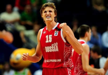 Russian Andrei Kirilenko Reacts During Second Editorial Stock Photo ...