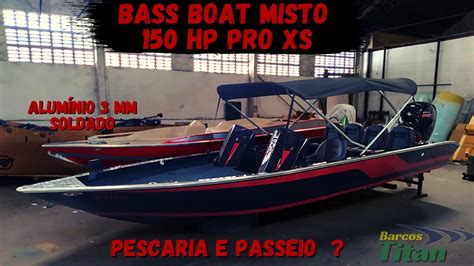 Bass Boat Misto 21 PÉs Soldado Pescaria E Passeio Youtube