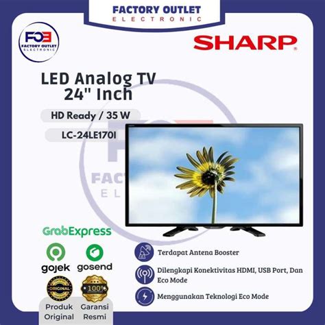 Promo Sharp Lc Le I Aquos Led Digital Hd Tv Inch Diskon Di