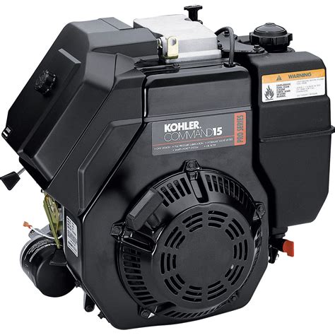 Kohler Command Pro Horizontal Engine With Electric Start — 15 Hp 1in X 349in Shaft Model