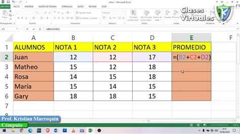 Como Calcular Un Promedio En Excel Image To U