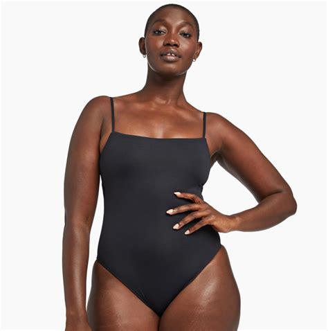 Simple One Piece Swimsuit