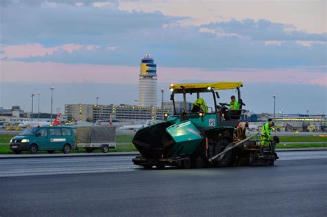 Flughafen Wien Pistensanierung Pittel Brausewetter