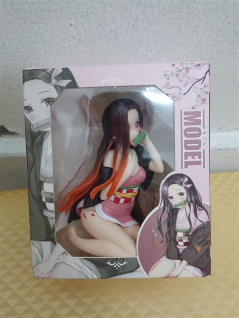 Demon Slayer Nezuko Kamado Figure Kimetsu No Yaiba Pretty Sexy Anime Girl Figurine Hobbies