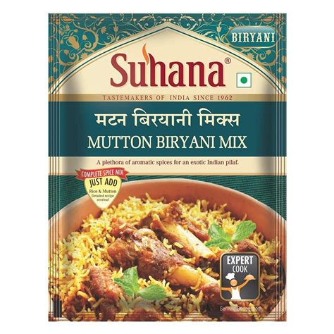 Suhana Mutton Biryani Mix Masala Packaging Size G Packaging Type