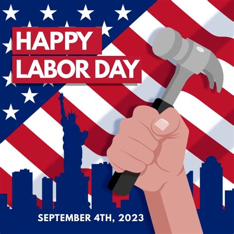 Happy Labor Day Template Postermywall