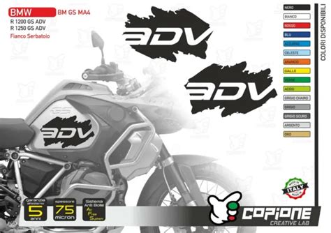 Adh Sifs Flanc R Servoir Moto Bmw R Gs Adventure Tache Bm