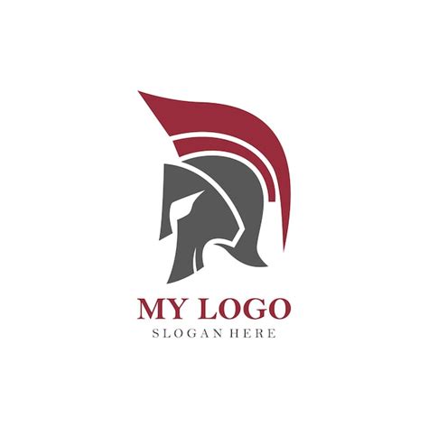 Premium Vector Spartan Helmet Logo Design Template Inspiration Pro Vector