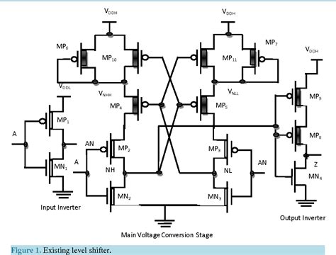 Voltage Level Shifter Circuit Diagram