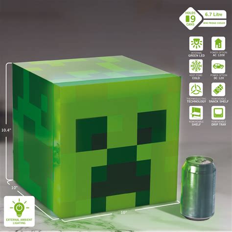 Minecraft Creeper Head Thermoelectric Cooler Ukonic