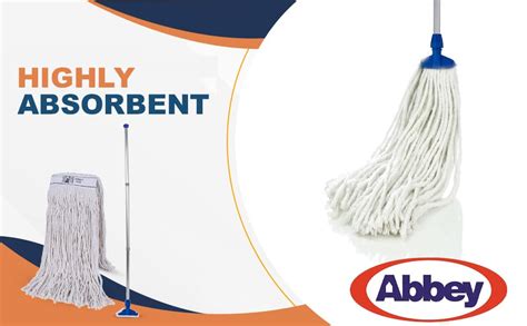 Abbey Heavy Duty Professional Kentucky Mop Handle And Holder With 5