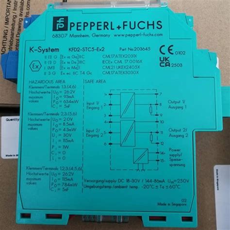 Kfd Stc Ex Pepperl Fuchs Smart Transmitter Power Supply