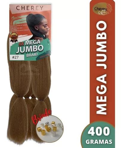 Super Jumbo Cherey Para Tranças Box Braid Pacotão 400 Gramas Cor 27