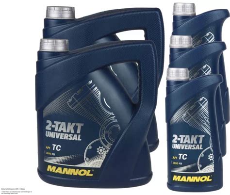 11 LITRE MANNOL 2-Takt Universel huile moteur Api TC Jaso Fb Iso L-EGB ...