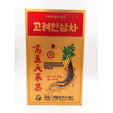 Korean Ginseng Tea Original 100 Pcs Lazada Ph