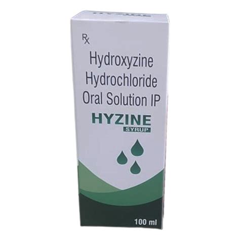 Aegis Syrup Hydroxyzine Hydrochloride Oral Solution IP Packaging Type