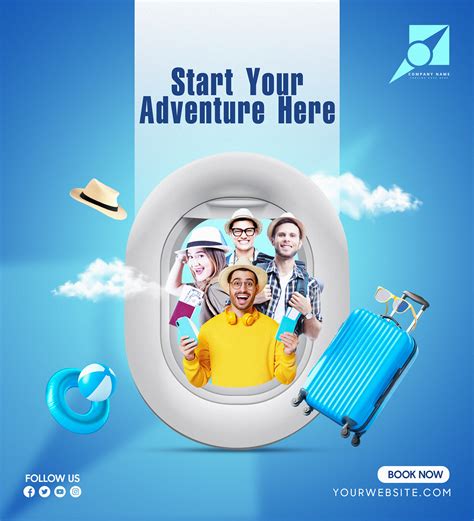 Travel Agency Banner Design Travel Banner Design On Behance