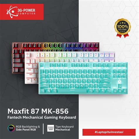 Fantech MAXFIT87 MK856 TKL Mechanical Gaming Keyboard Shopee Singapore