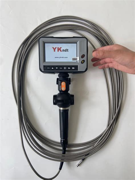 Flexible Industrial Inspection Videoscope With 6mm Dual Lens Camera 4