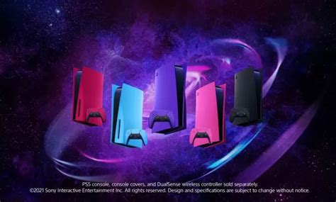 Sony Anuncia Capas Coloridas Para O PlayStation 5